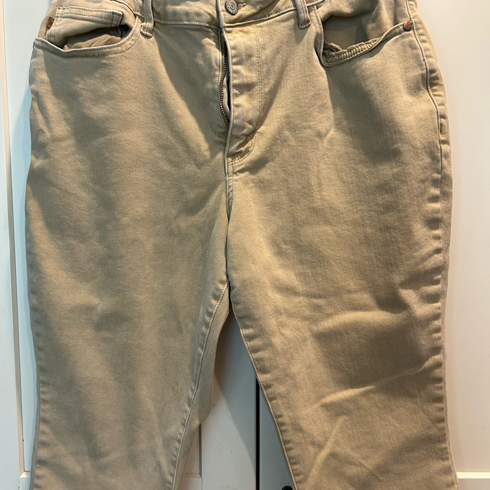 COPY - Judy Blue Capri Khaki Jeans 14W